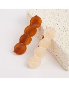 HD1050 Cream Brown Clips Pack Of 2