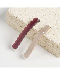 HD1061 Grey Silver Hair Clips Pack Of 2