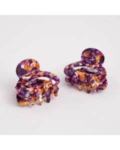 HD1069 Oval Claws Twin Pack Purple