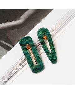 HD1090 Hair Clips Twin Pack Green
