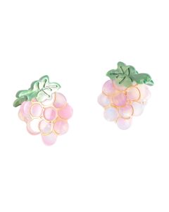 HD1159 Grapes Hair Claw Clips Twin Pack