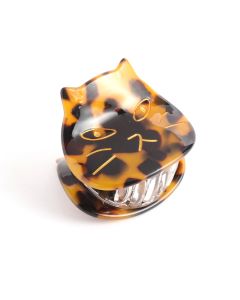 HH0009 Cat Face Claw Clip Brown Tortoiseshell