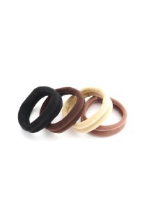 HH0023 Natural Set Elastic Hair Ties Pack Of 4