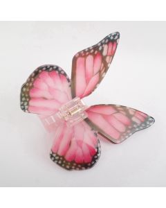 HH0065 Butterfly Hair Claw Clip Pink