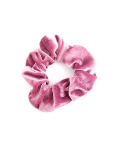 HH0131 Velvet Scrunchie Pink