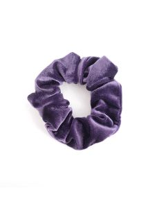 HH0132 Velvet Scrunchie Purple
