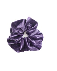 HH0139 Velvet Scrunchie Purple Large
