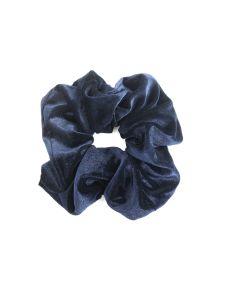 HH0140 Velvet Scrunchie Navy Large