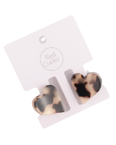 HH0161 Mini Hearts Hair Claws Twin Pack Cream