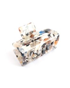 HH0187 Mini Rectangle Hair Claw Clip Mushroom