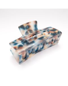 HH0212 Rectangle Hair Claw Clip Blue