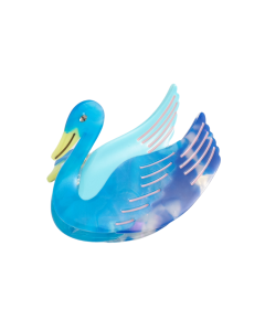 HH0225 Swan Hair Claw Blue