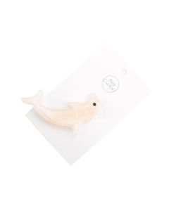HH0293 Dolphin Hair Clip Cream