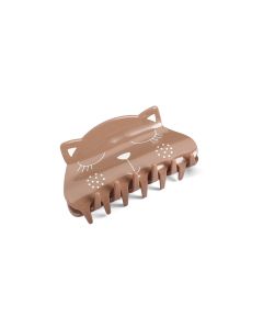 HH0310 Cat Face Hair Claw Coffee