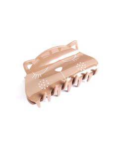 HH0312 Cat Face Hair Claw Nude