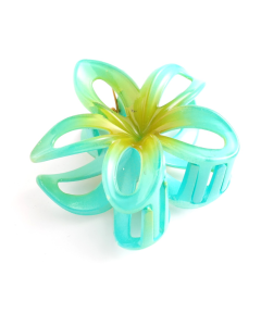 HH0317 Flower Hair Claw Blue