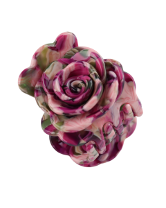 HH0330 Rose Hair Claw Pink Purple