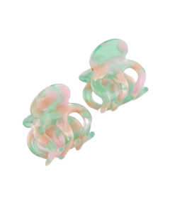 HH0361 Little Claw Clips Twin Pack Green