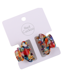 HH0369 Hair Claws Twin Pack Multi