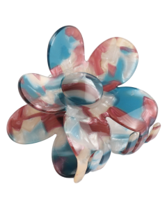 HH0403 Flower Claw Blue Pink