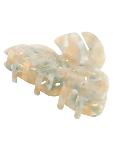 HH0424 Leaf Hair Claw Clip Grey