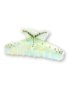 HH0473 Starfish Hair Claw Clip Green