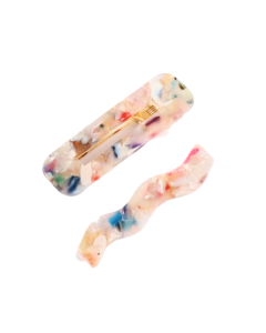 HH0484 Hair Clips Pack Of 2 Multi