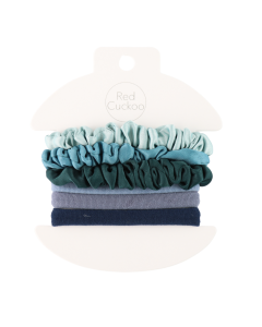 HH0547 Scrunchies Hairbands Pack Of 6 Blue