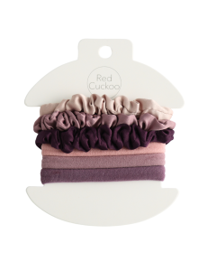 HH0548 Scrunchies Hairbands Pack Of 6 Purple