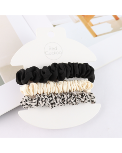 HH0550 Skinny Scrunchies Pack Of 3 Natural