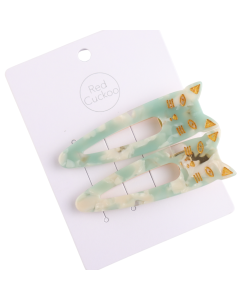 HH0600 Cat Hair Clips Twin Pack Mint