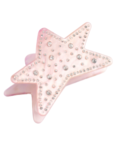 HH0613 Shinning Star Hair Claw Clip Pink