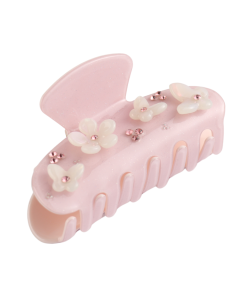 HH0615 Flower Hair Claw Clip Pink