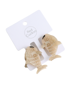 HH0659 Whale Hair Claw Twin Pack Ivory