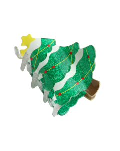 HH0697 Xmas Tree Hair Claw Clip