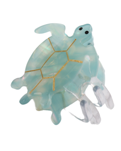 HH0718 Little Turtle Hair Claw Clip Blue