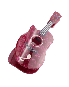 HH0720 Guitar Hair Claw Clip Red