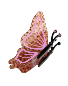 HH0724 Butterfly Hair Claw Clip Pink
