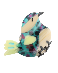 HH0726 Bird Hair Claw Clip Blue