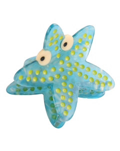 HH0729 Starfish Hair Claw Clip Blue