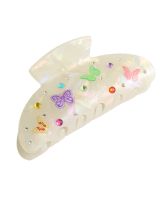 HH0738 Sparkle Butterflies Hair Claw Clip