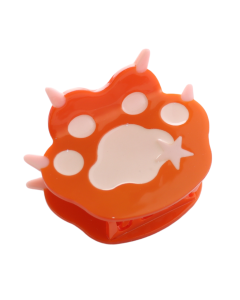 HH0751 Paw Hair Claw Clip Orange