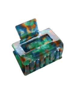 HH0769 Square Green Hair Claw