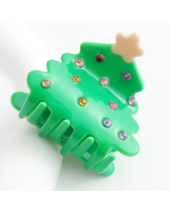 HH0842 Xmas Tree Hair Claw Clip