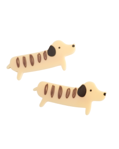 HH0858 Dog Hair Clips Twin Pack Cream