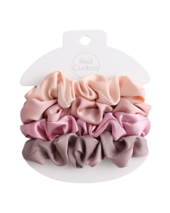 HH0883 Scrunchies Pack Of 4 Pink