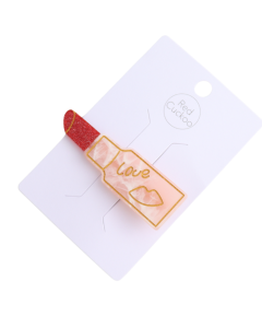 HH0988 Lipstick Hair Clip Cream