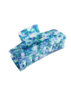 HH1004 Rectangle Hair Claw Clip Turquoise