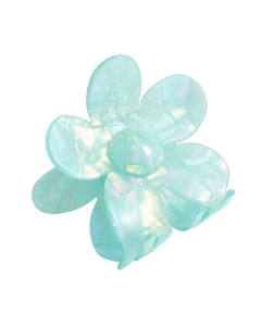 HH1012 Flower Hair Claw Clip Turquoise