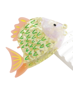 HH1024 Fish Hair Claw Clip  Green